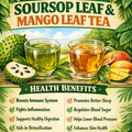 Soursop & Mango Leaf Dried Herbal Tea (1 oz)