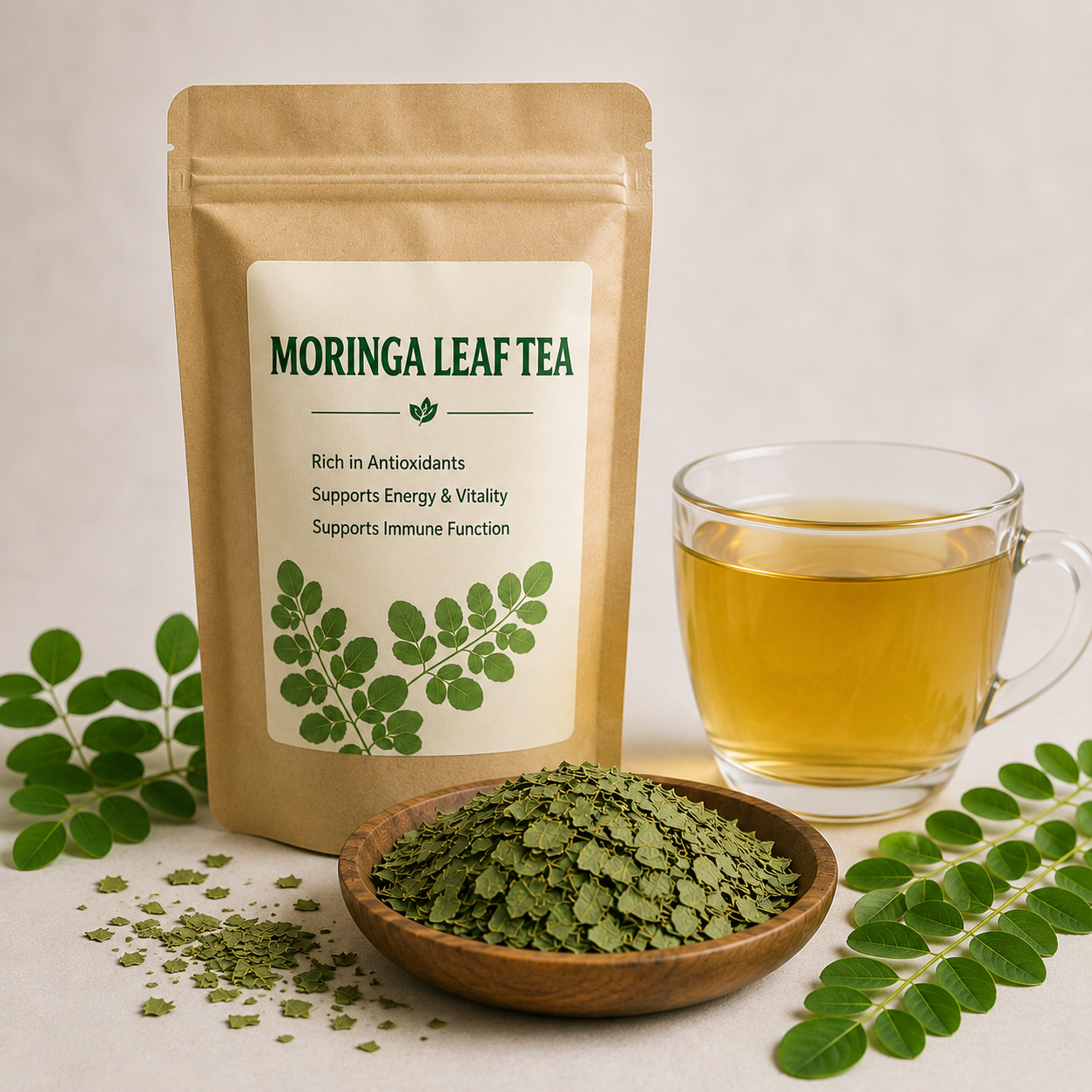Moringa Leaf Dried Herbal Tea (1 oz)